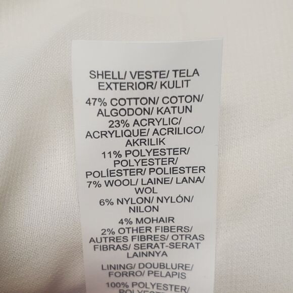 Lucky Brand Sweater Womens Large Beige Cable Knit Layered Pullover - Picture 9 of 12